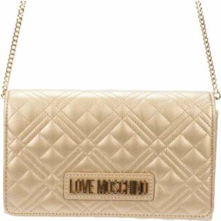 👉 Beige onesize vrouwen Borsa a tracolla laminata trapuntata Love Moschino , Dames 1652175510588