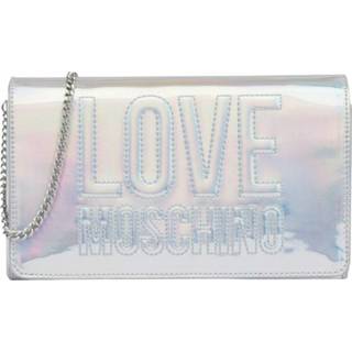 👉 Clutch grijs onesize vrouwen Holographic Love Moschino , Dames