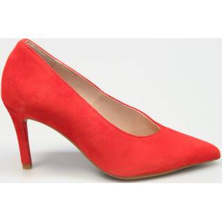 👉 Schoenen leer vrouwen rood AVDB Damesschoenen pumps