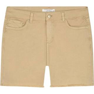 Elastane vrouwen beige Summum Short camel 8719224509993