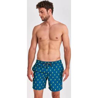 👉 Zwemshort l male blauw Shiwi 1421110133 palm tree deep lagoon ble