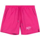 👉 Swimshort polyester l male roze NINETYFOUR Ntf hoop