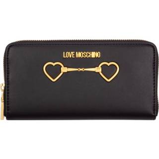 👉 Portemonnee zwart onesize vrouwen Soft Heart Bit wallet Love Moschino , Dames 8054400228610