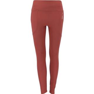 👉 Rood polyester l vrouwen Legend Sports Sportlegging dames red bean 8719974034097