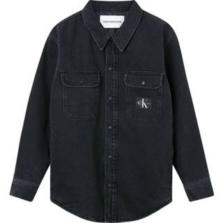 👉 Overshirt zwart m vrouwen Added Calvin Klein Jeans , Dames