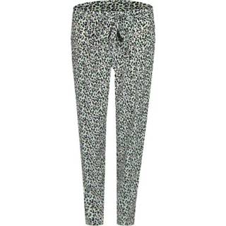 👉 Broek zand appelgroen l vrouwen print G-Maxx tiffany zand/appelgroen 1000001009780