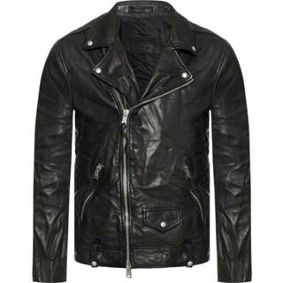 👉 Biker jacket zwart XL mannen 'Milo' AllSaints , Heren