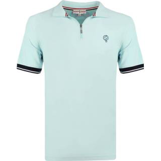 👉 Poloshirt polyester male blauw Q1905 Polo shirt stroke licht 8718383233695