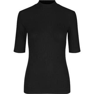 👉 Shirt viscose s vrouwen zwart Modström T-shirt krown - 5711592689102