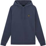 👉 Sweatshirt l male blauw mannen Lyle and Scott man pigment dye hoodie ml1608v.z271 5059775201056