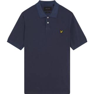 👉 Poloshirt l male blauw mannen Lyle and Scott Polo man washed shirt sp1604v.z271 5059775207218