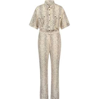 👉 Jumpsuit ecru leer m vrouwen beige Freebird Mya 8719918334740 8719918334726 8719918334733