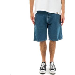 👉 Bermuda blauw W32 W31 W30 W33 W34 mannen Uomo Ruck Single Knee Short I022950.01 Carhartt Wip , Heren