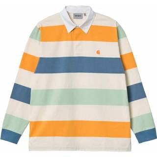 👉 Rugbyshirt wit l mannen Henwick Rugby Shirt Stripe Carhartt Wip , Heren