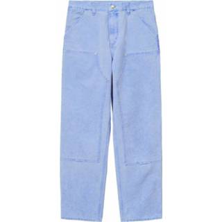 👉 Pantalon blauw w33 w30 w31 w32 w28 w29 vrouwen Double Knee Carhartt Wip , Dames