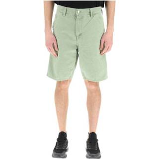 👉 Bermuda groen W31 W30 W29 W32 mannen Single knee shorts Carhartt Wip , Heren