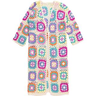 👉 Gilet turkoois One Size vrouwen ecru Turquoise q66 2222012022032