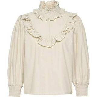 👉 Blous beige vrouwen BernadetteGZ Blouse Gestuz , Dames