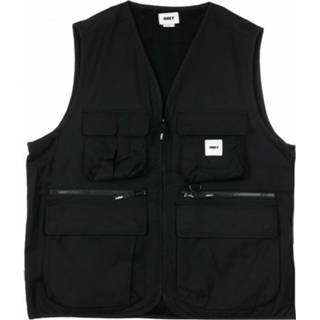 👉 Gilet zwart XL mannen Smanicato Warfield Vest Obey , Heren