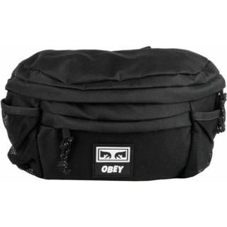 👉 Zwart onesize mannen Marsupio Conditions Waist BAG Obey , Heren