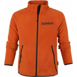 👉 Fleece jack oranje mannen Tear Box Napapijri , Heren 195436564483