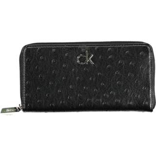 👉 Portemonnee One Size vrouwen zwart Calvin Klein K60k608633 8719854851110