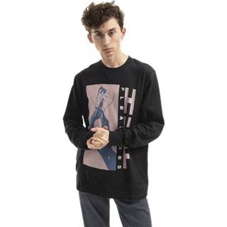 👉 Longsleeve zwart XL mannen Jacquard Kn00381 HUF , Heren