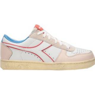 👉 Leer vrouwen wit Diadora Magic basket mid icona 2999026503337