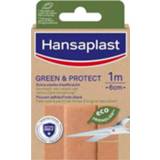 👉 Pleister donkergroen Hansaplast Pleisters Green & Protect 1m x 6cm 4005900912848
