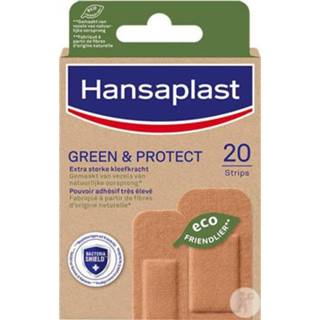 👉 Pleister donkergroen Hansaplast Pleisters Green & Protect Strips 4005900912824