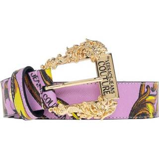 👉 Riem roze vrouwen Belt with logo Versace Jeans Couture , Dames