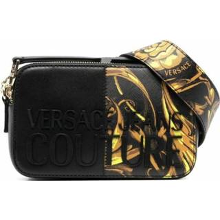 👉 Schoudertas zwart onesize vrouwen Debossed-Logo Shoulder Bag Versace Jeans Couture , Dames 8058987928376 1652026030906