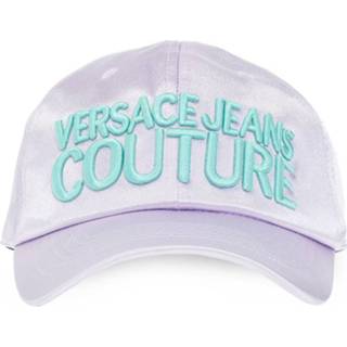 Baseball cap paars onesize vrouwen Satin Versace Jeans Couture , Dames 8058987932762