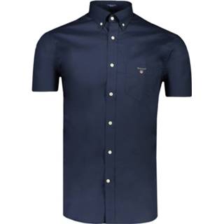 👉 Overhemd katoen l male blauw Gant km casual 2000005746864