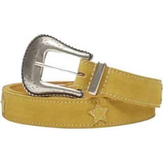 👉 Riem geel suede vrouwen Barny Belt Met Sterretje Fabienne Chapot , Dames 1651958269576