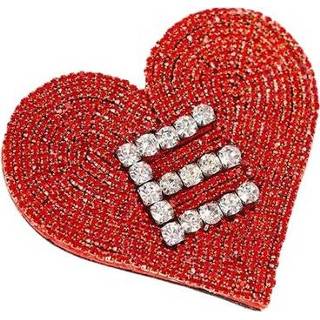 👉 Broche rood onesize vrouwen Heart Essentiel Antwerp , Dames 1651952795545