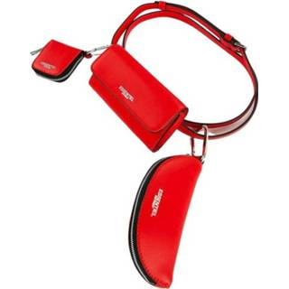 👉 Riem rood onesize vrouwen Sac Barnaby belt with pouches Essentiel Antwerp , Dames