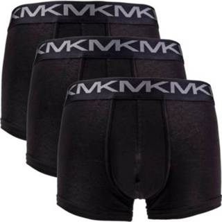 👉 Boxershort katoen l male zwart Michael Kors 3pack