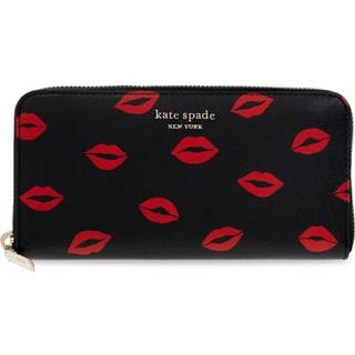 👉 Spencer zwart onesize vrouwen Kisses wallet with logo Kate Spade , Dames