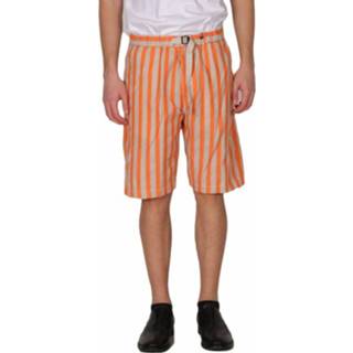 👉 Bermuda wit oranje mannen Pantaloni Shorts E White Sand , Heren