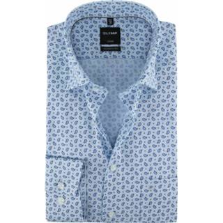 👉 Overhemd blauw mannen Luxor Paisley Olymp , Heren