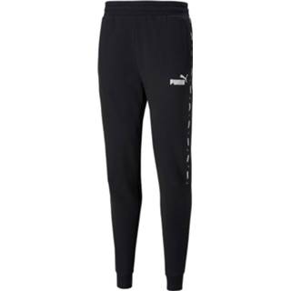 👉 Broek l male zwart mannen Puma man ess+ tape sweatpants 847388.01 4064535840506
