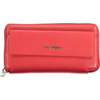 👉 Portemonnee One Size portemonnees vrouwen rood Tommy Hilfiger Aw0aw10975 8720116195293