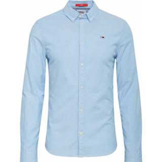 👉 Katoen XL overhemden male blauw Tommy Hilfiger Slim fit oxford stretch 8720112671180 8720112671227