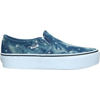 👉 Instappers damesschoenen vrouwen blauw Vans Instapper 196011262220