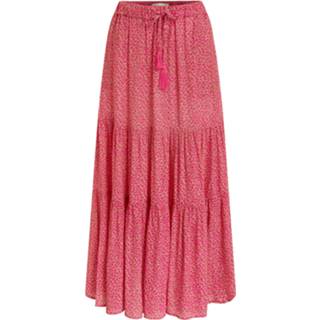 👉 Lange rok viscose vrouwen roze Oui 4047987166172