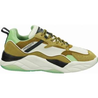 👉 Sneakers nylon male groen Scotch & Soda Cassius sneaker sand multi