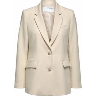 👉 Blazer vrouwen ecru Selected Femme 16078504 slfrita 5715098068379