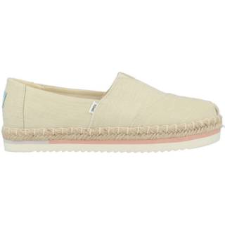 👉 Canvas 37 vrouwen beige Toms Alpargata Platform 10017830 Beige-37 maat 195703121333