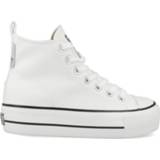 👉 Wit canvas vrouwen zwart British Knights Kaya Mid B49-3709-02 maat